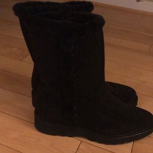 Aquatalia Shoes - Aquatalia Kalena Fur Lined Suede Booties Aquatalia Shoes - Aquatalia Kalena Fur Lined Suede Booties